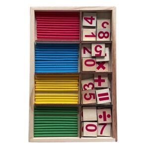 Colorful Wooden Math Learning Set